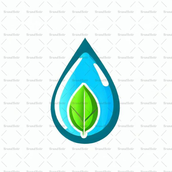 Wassertropfen und Blatt
